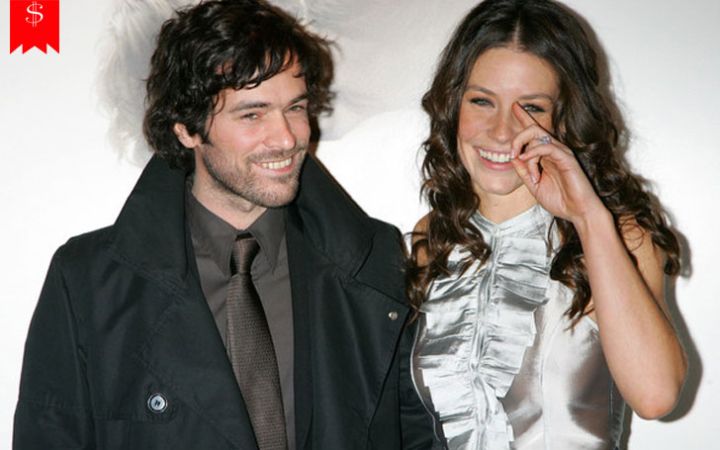 Murray Hone with his ex-wife, Evangeline Lily. 
